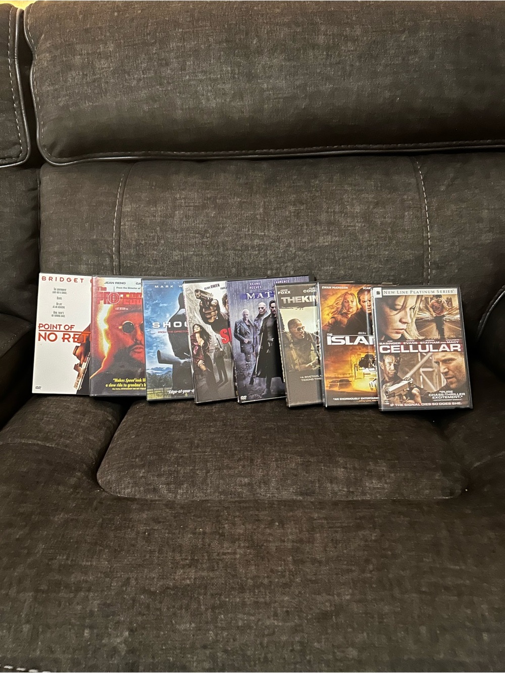 Assorted 8- Pack Action/ Thriller DVD Collection- Good Condition